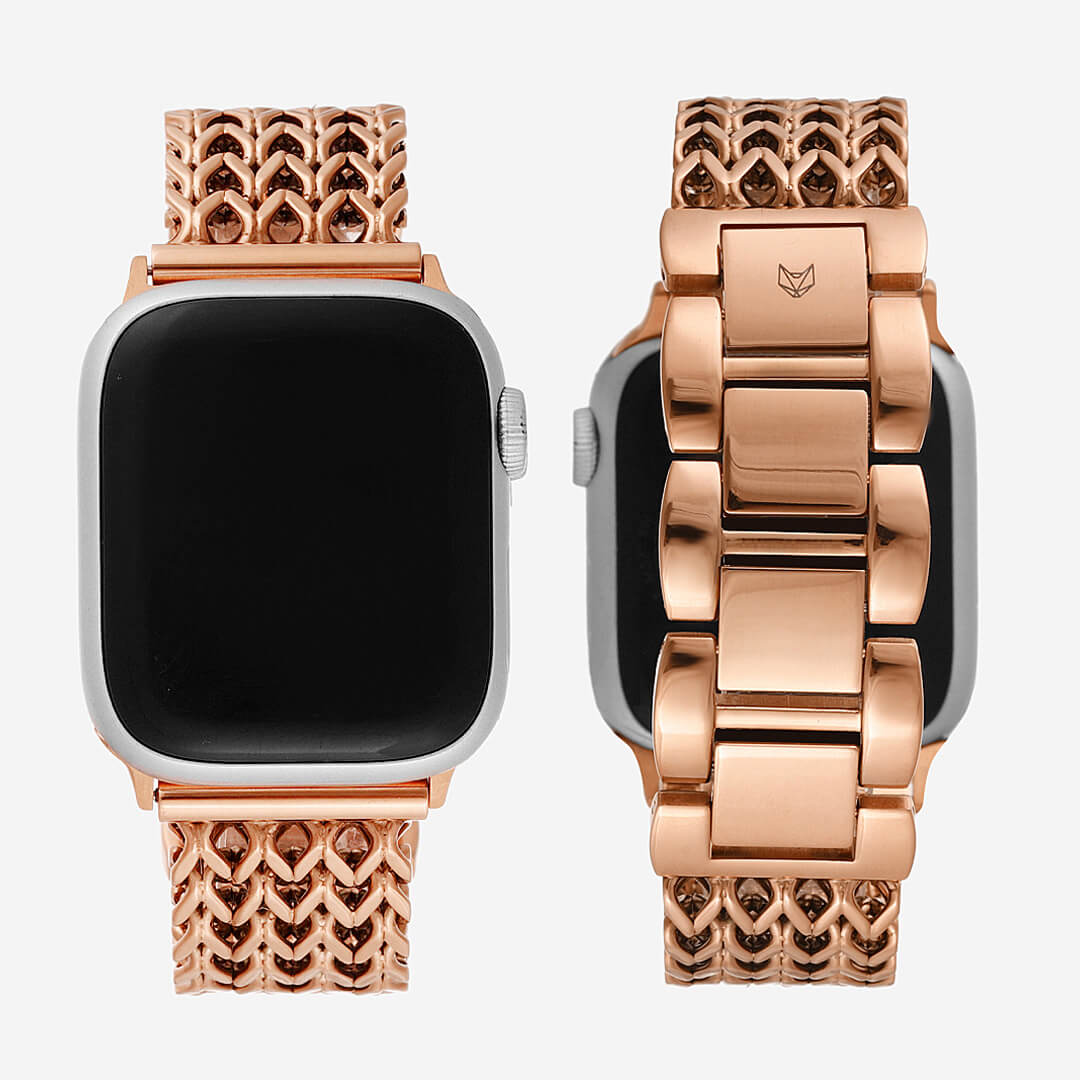 Madrid Bracelet Apple Watch Band - 18K Rose Gold Plated