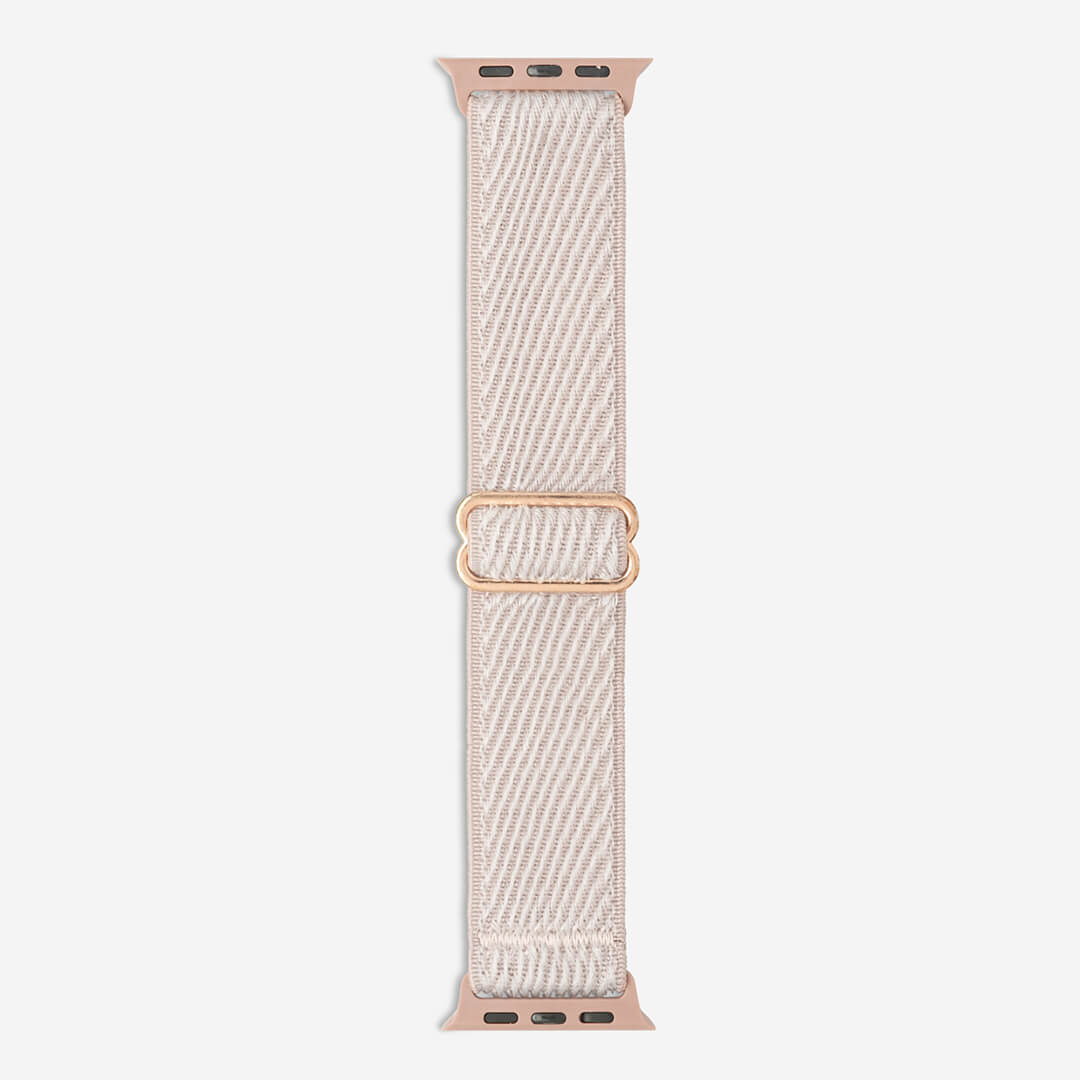 Malibu Nylon Loop Apple Watch Band - Cloud Pink