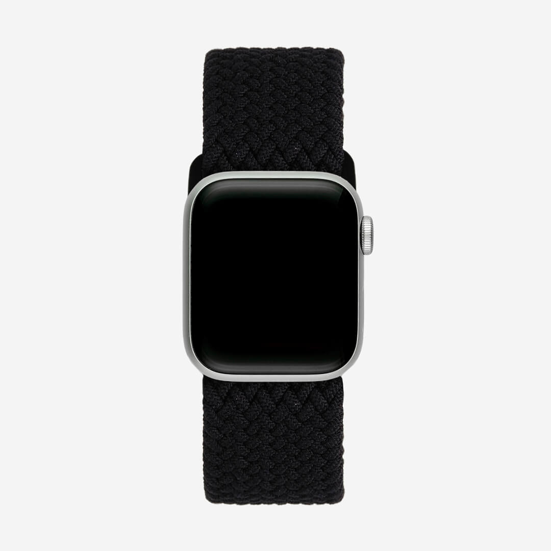 Maui Braided Loop Apple Watch Band Black The Salty Fox