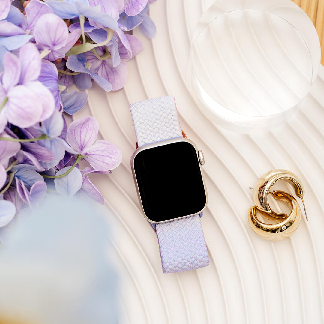 Maui Braided Loop Apple Watch Band - Ombre Lavender