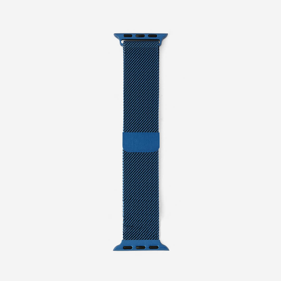 Milanese Loop Apple Watch Band - Blue