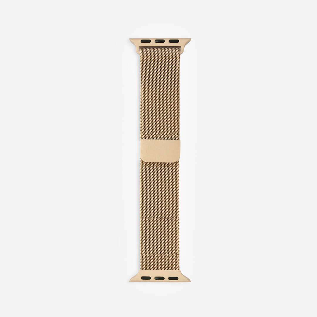Milanese Loop Apple Watch Band In Vintage Gold The Salty Fox