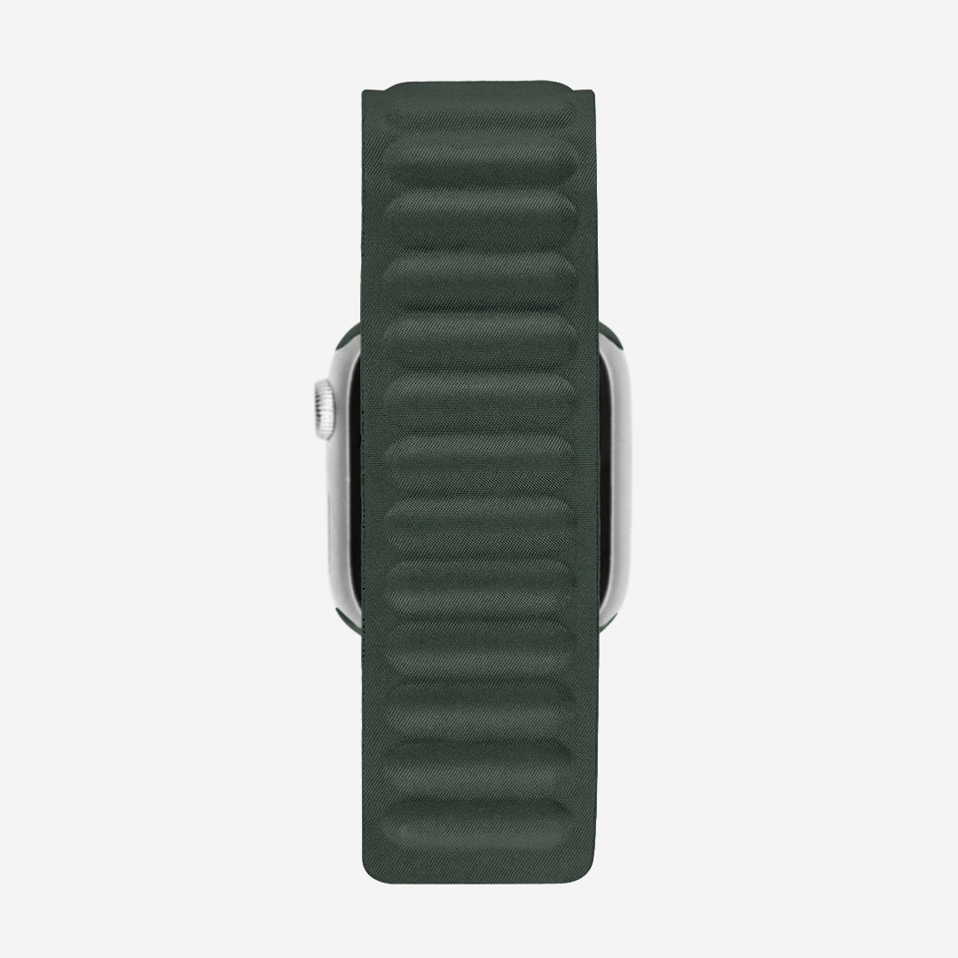Mumbai Magnetic Link Apple Watch Band - Sequoia Green