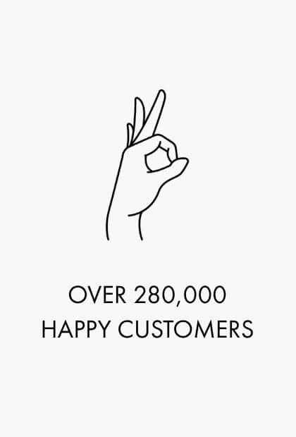 Over 280,000 Happy Customers