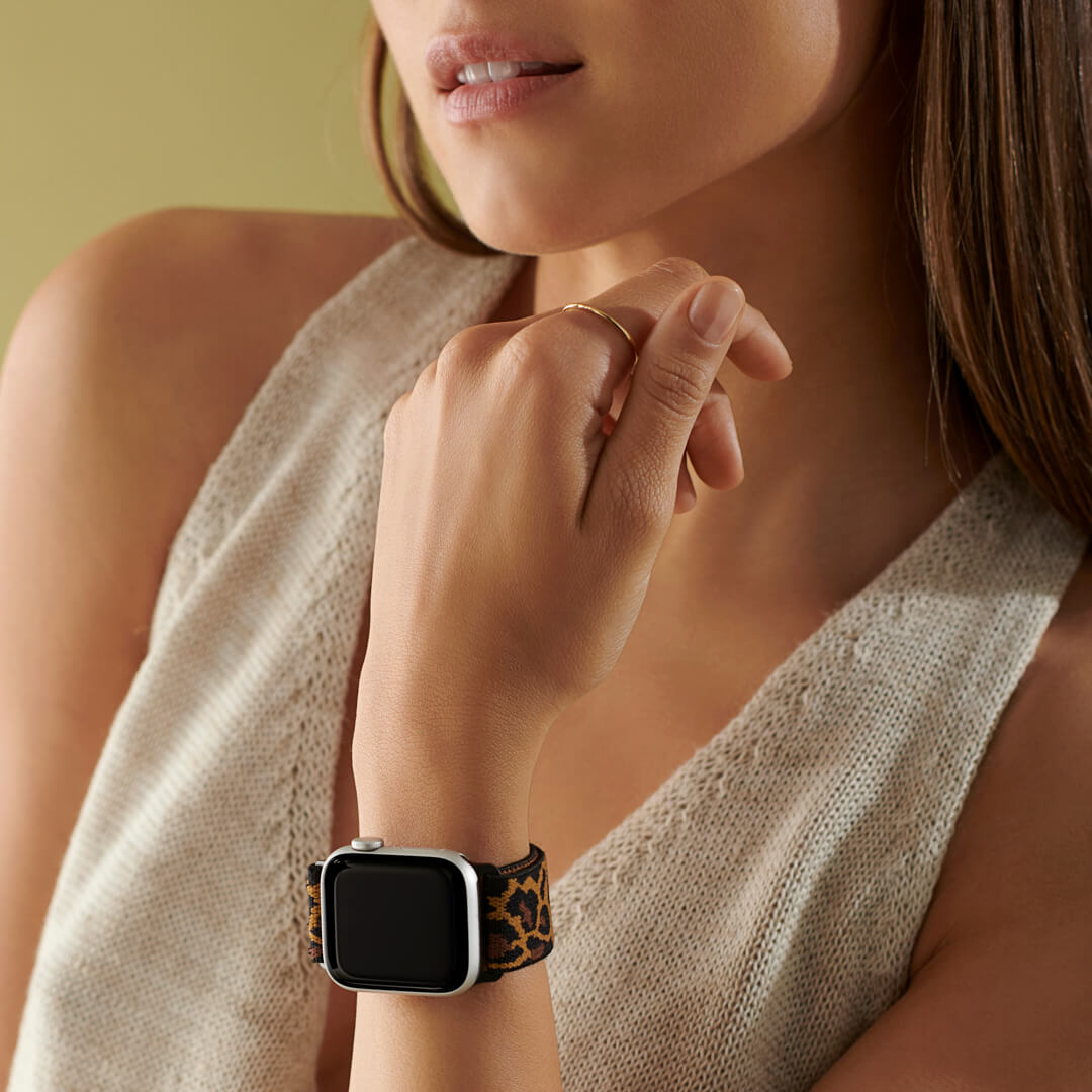 Bondi Nylon Loop Apple Watch Band Leopard