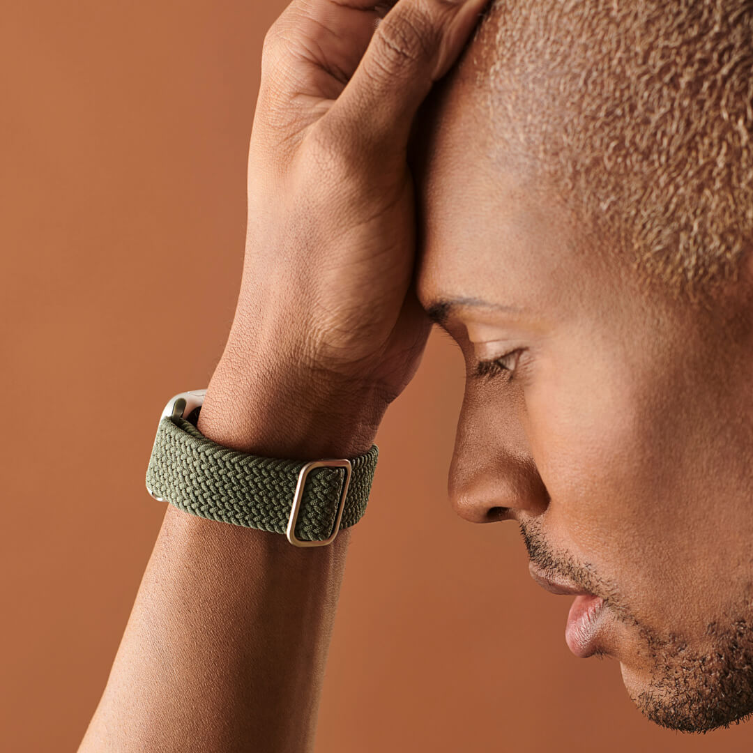 Maui Braided Loop Apple Watch Band Inverness Green