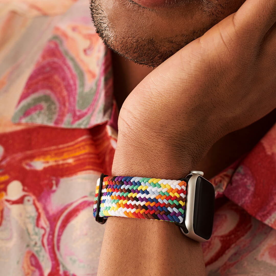 Maui Braided Loop Apple Watch Band Pride - Main Image