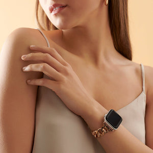 Athena Bracelet Apple Watch Band - Vintage Rose Gold - The Salty Fox