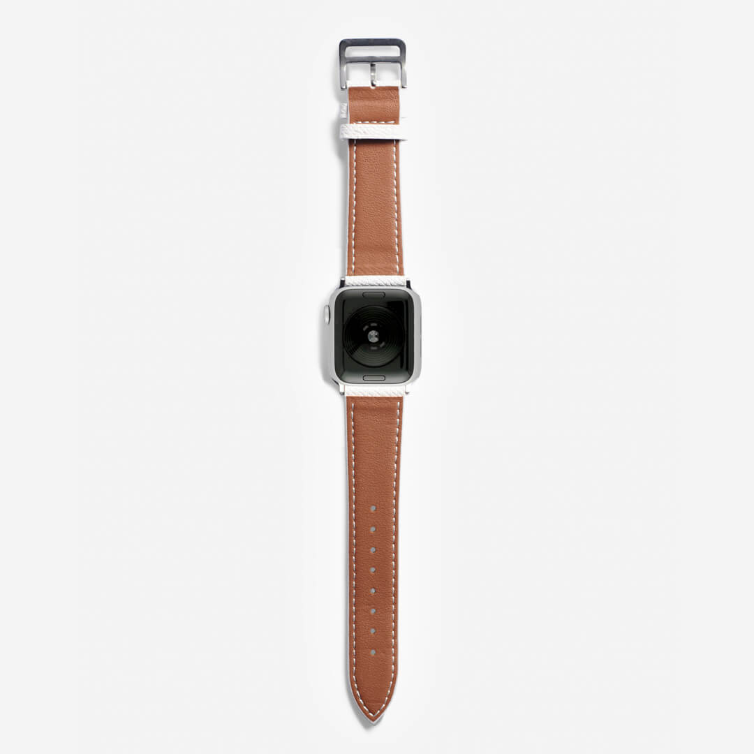 Oxford Classic Apple Watch Band - White
