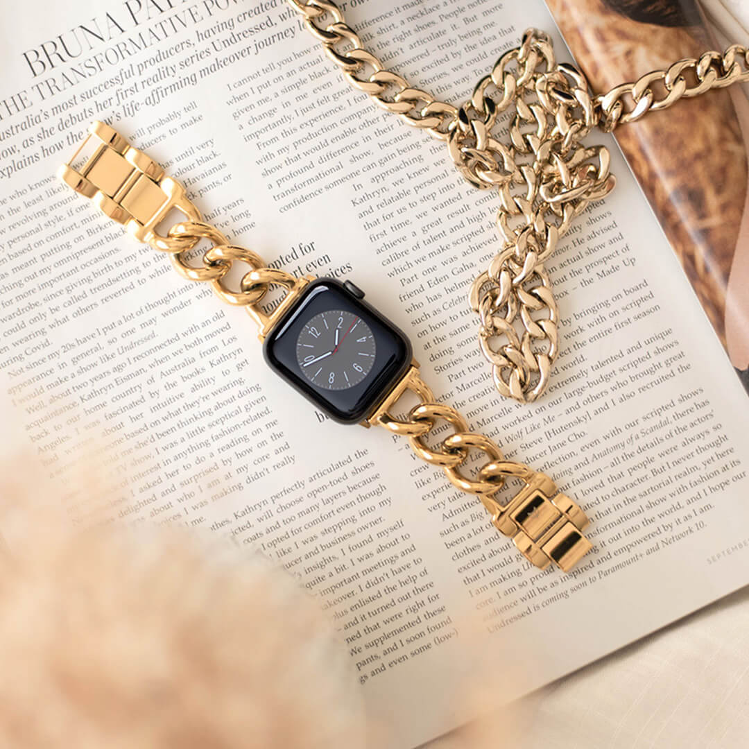 Palermo Bracelet Apple Watch Band - 18K Gold Plated