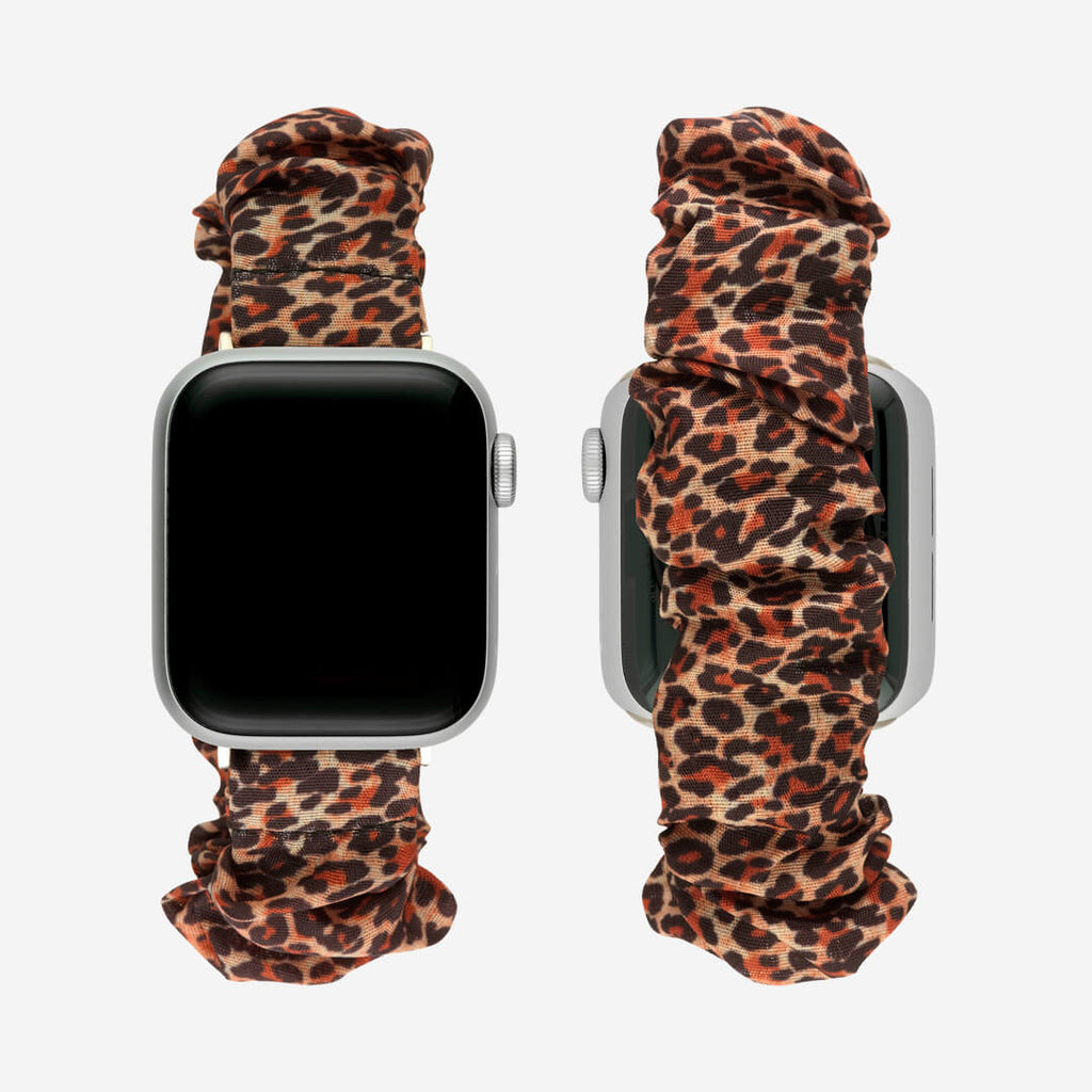 Colorful Cheetah Cheetah Print Scrunchie Apple Watch Band