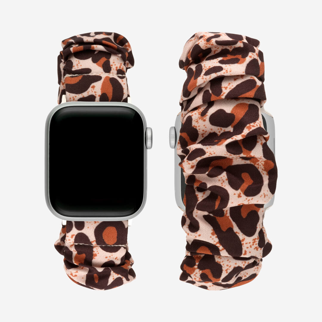 Silicone Bands Iwatch Band Black Leopard Print Apple Watch Band