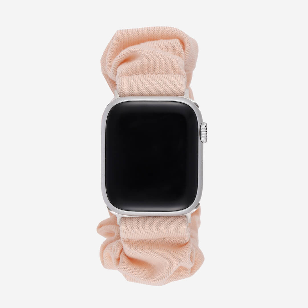 Scrunchie Apple Watch Band - Pearl