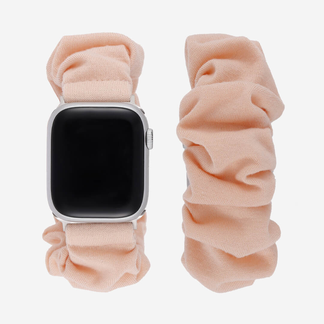 Scrunchie Apple Watch Band - Pearl