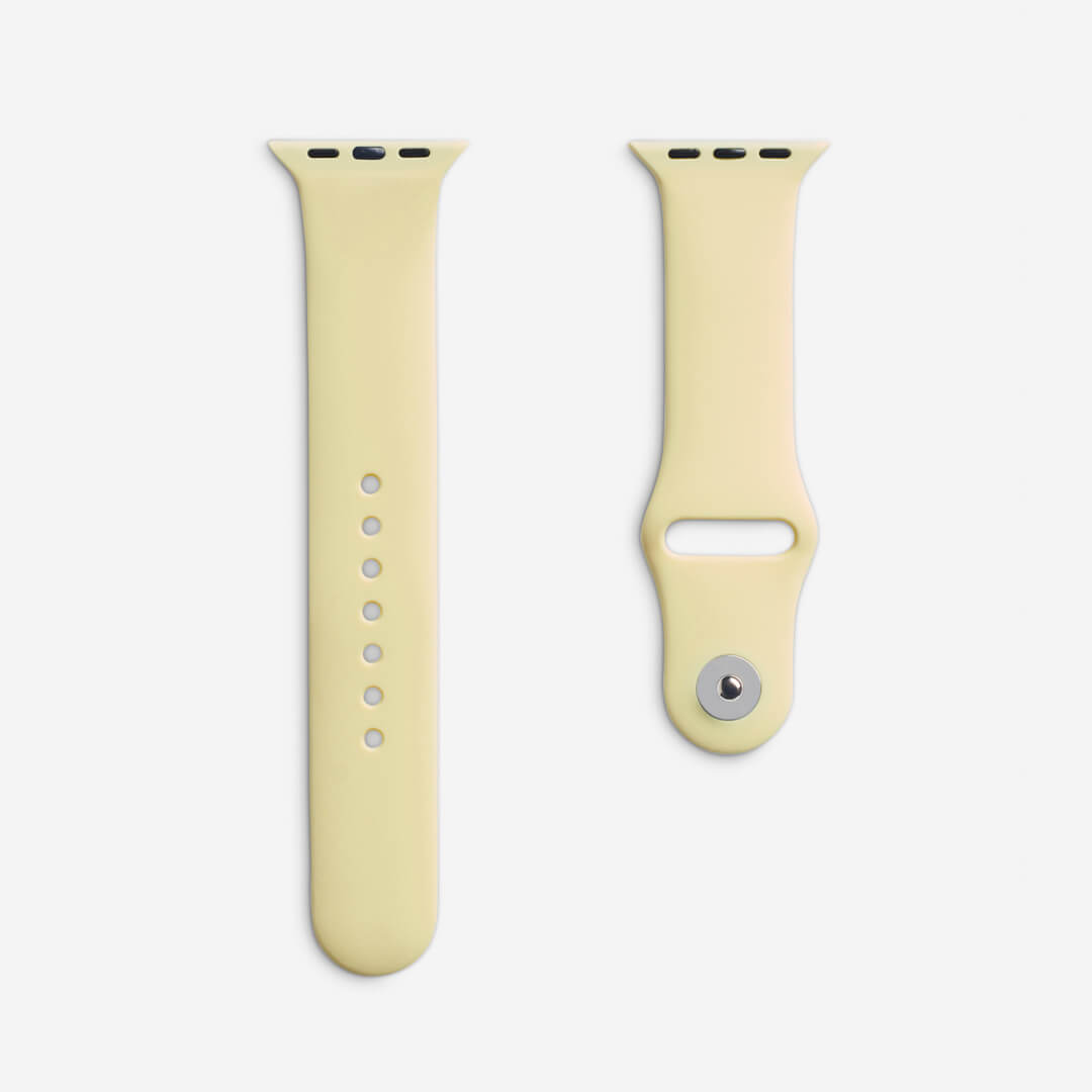 Classic Silicone Apple Watch Band - Buttercream