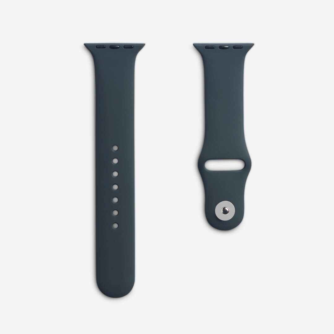 Classic Silicone Apple Watch Band - Charcoal