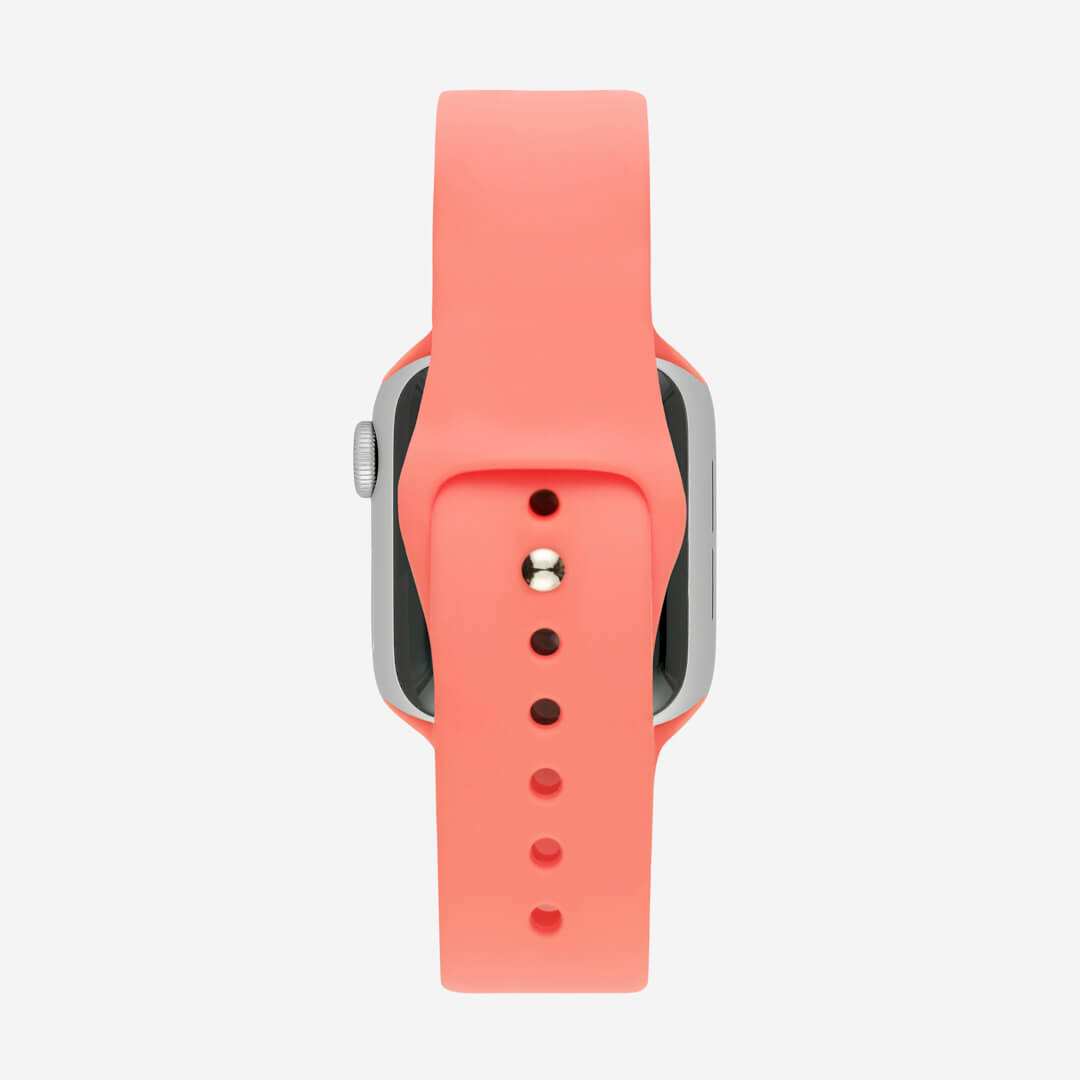 Classic Silicone Apple Watch Band - Coral