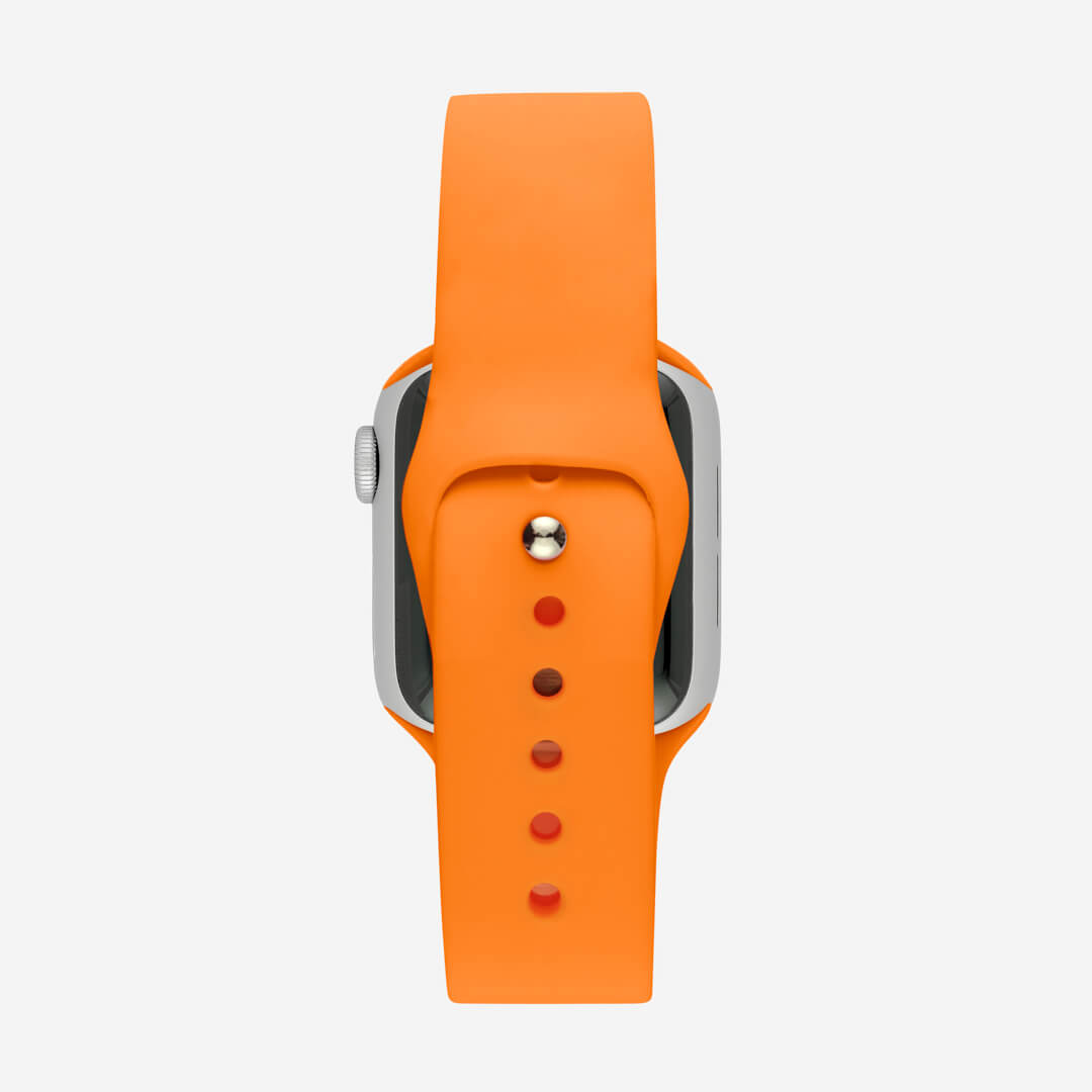 Classic Silicone Apple Watch Band - Orange