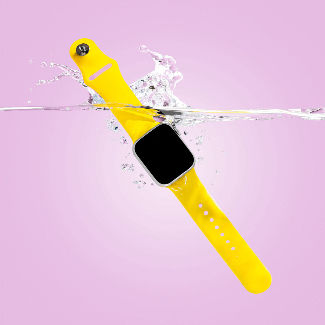 Classic Silicone Apple Watch Band - Daffodil - Styled