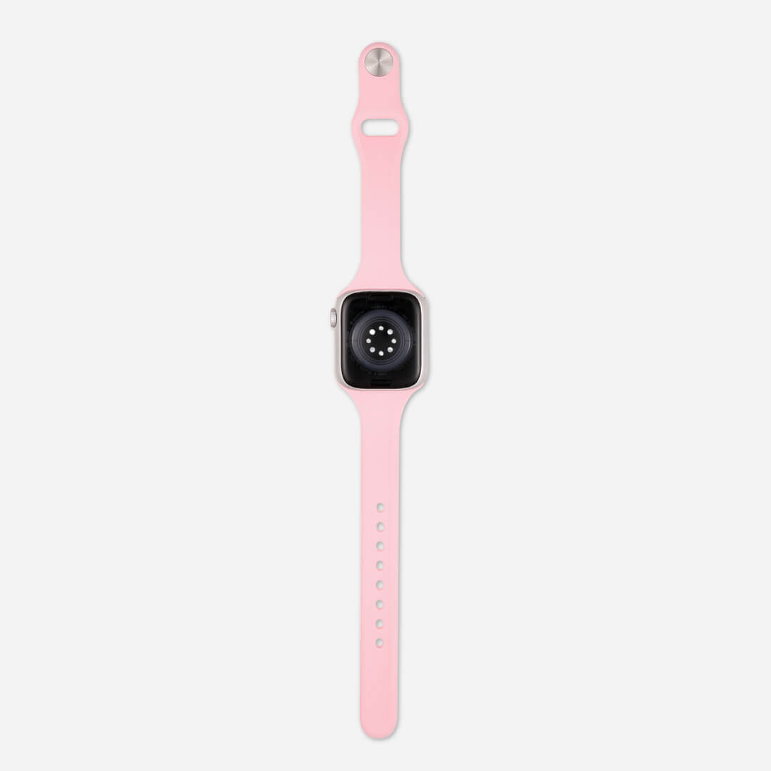 Slim Silicone Apple Watch Band - Pink