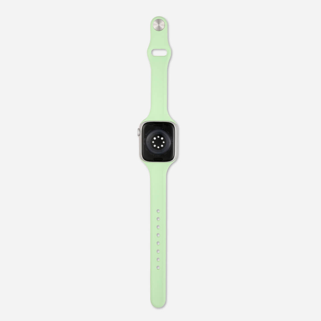 Slim Silicone Apple Watch Band - Pistachio