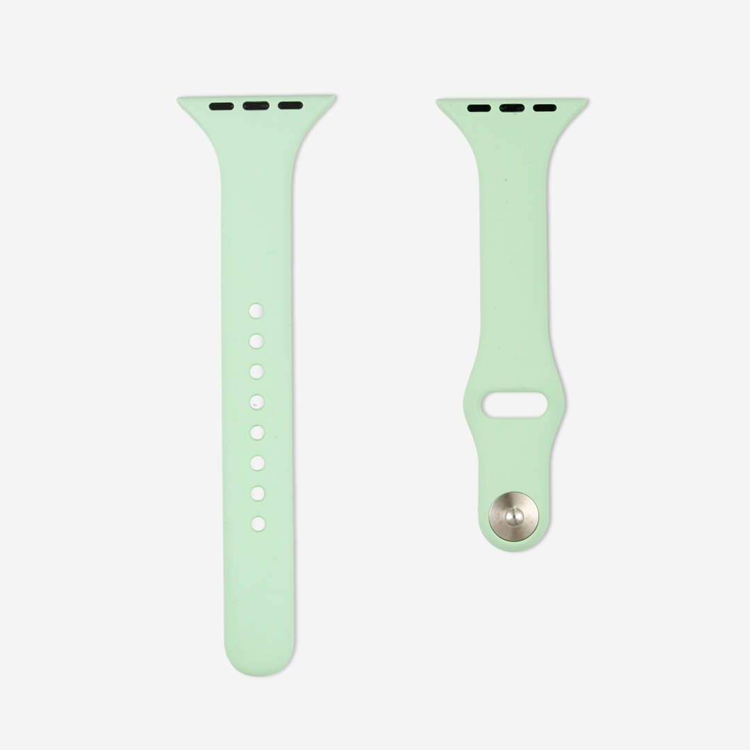 Slim Silicone Apple Watch Band - Pistachio