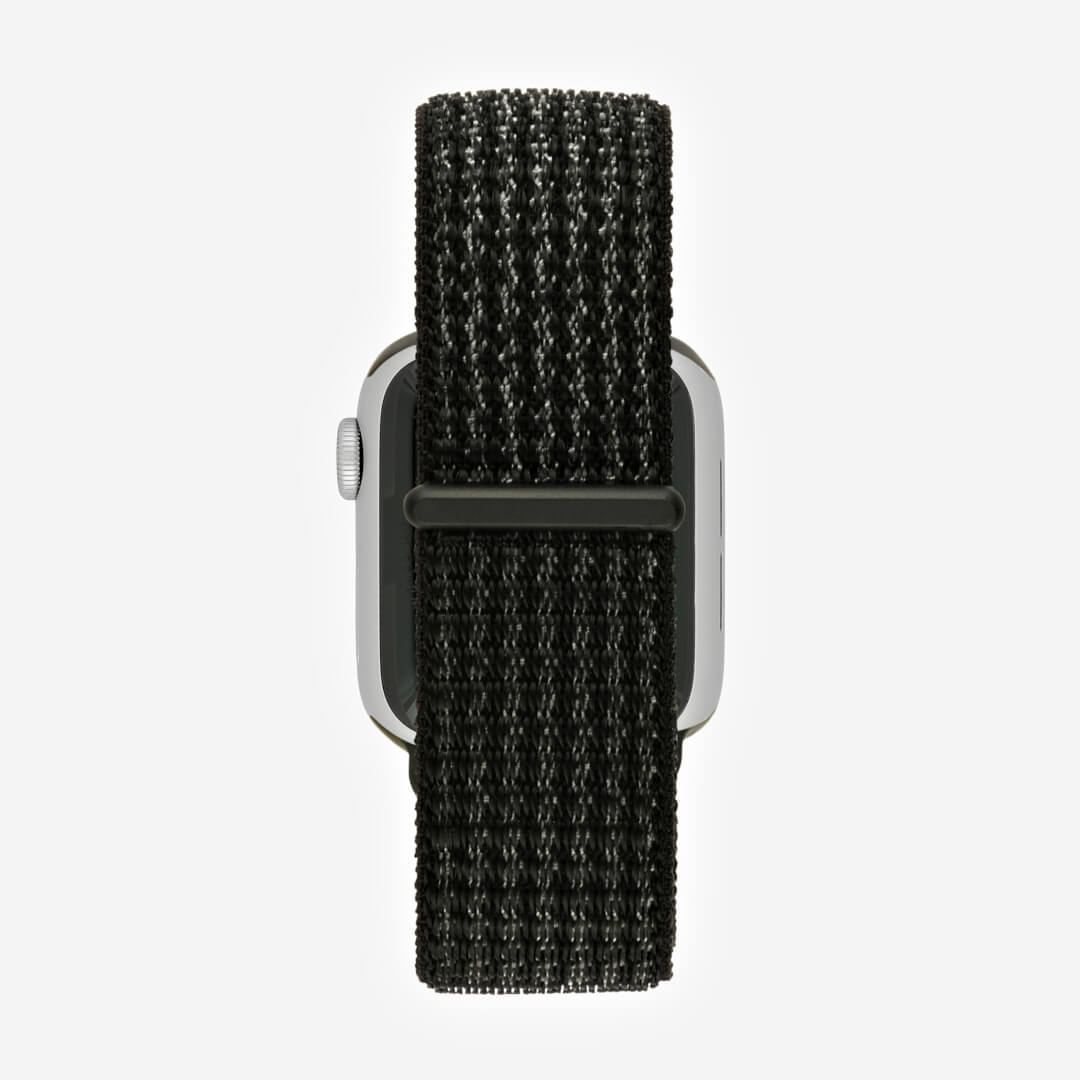 Sport Loop Apple Watch Band - Black / Platinum