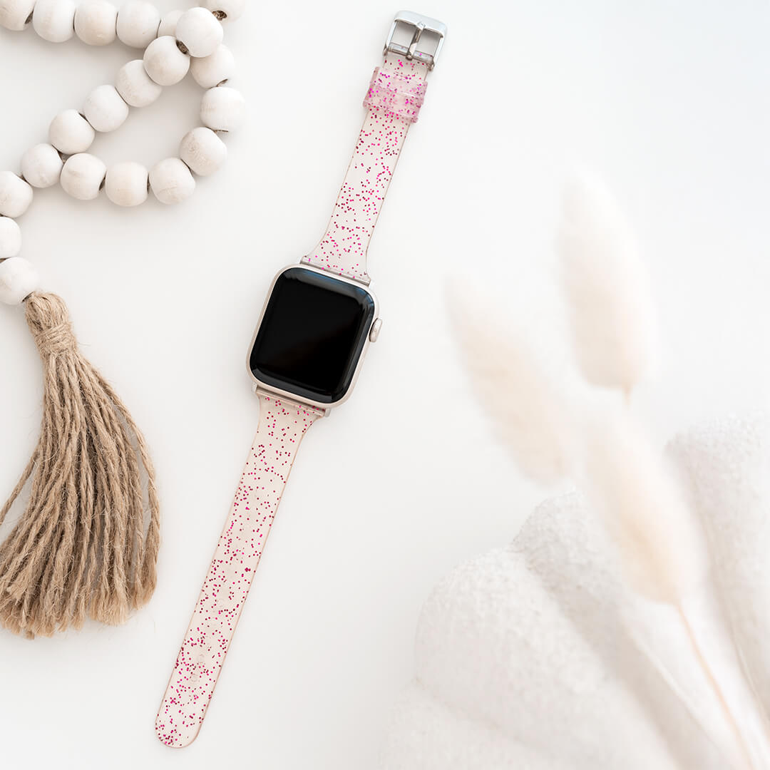 Sydney Glitter Apple Watch Band - Grape