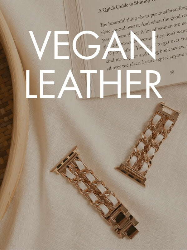Vegan Leather Apple Watch Bands