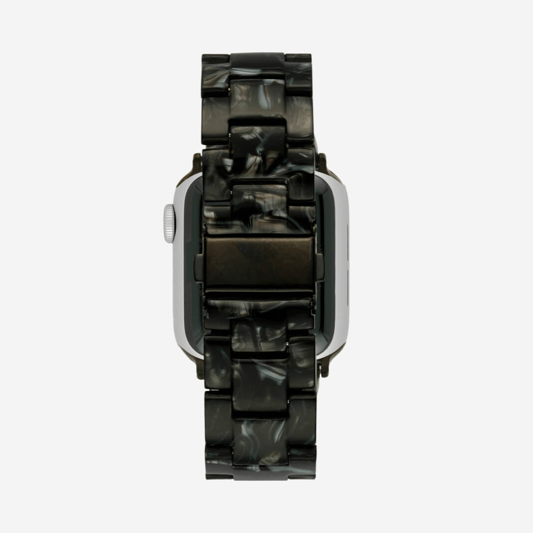 Vienna Apple Watch Band - Black Marble