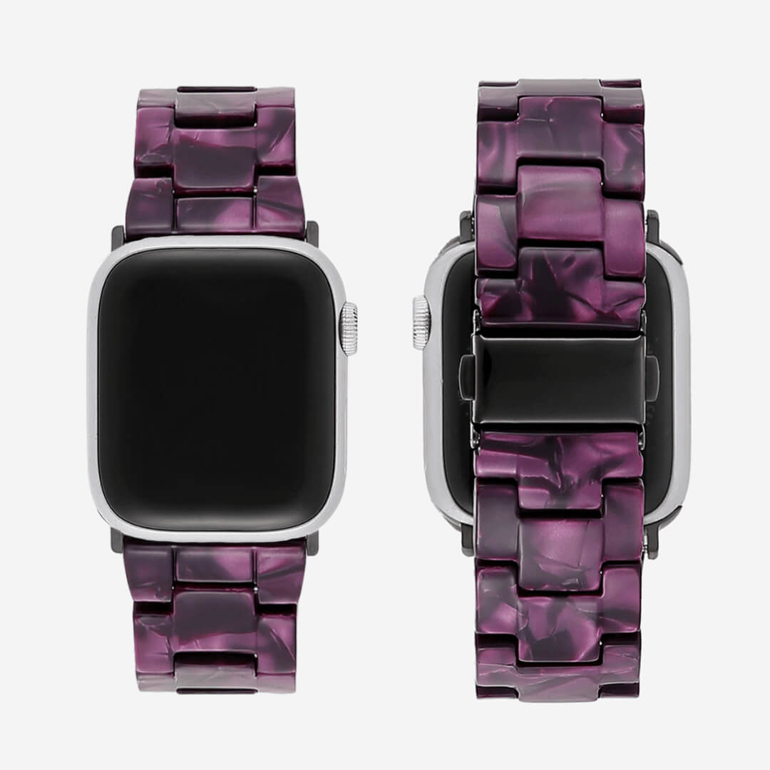 Vienna Apple Watch Band Black Violet