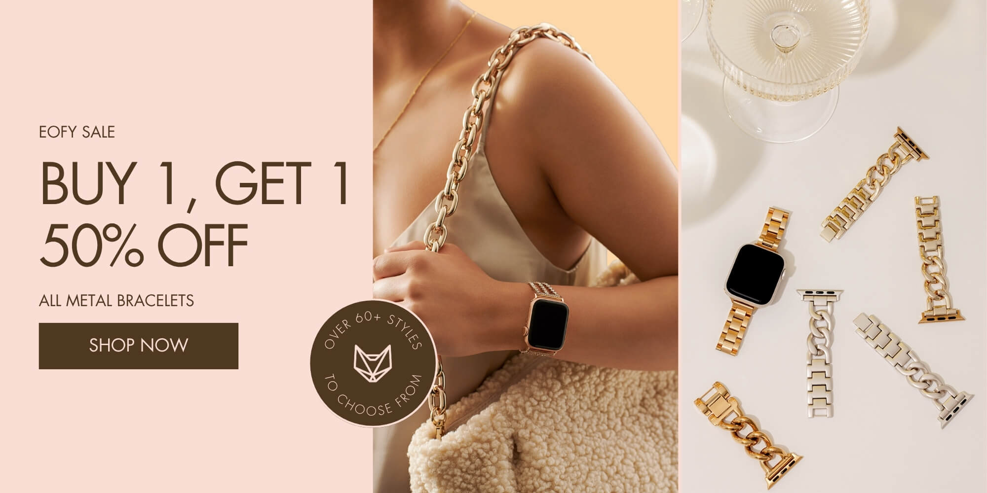 All Metal Bracelets Buy 1 Get 1 50% Off {SHOP NOW}