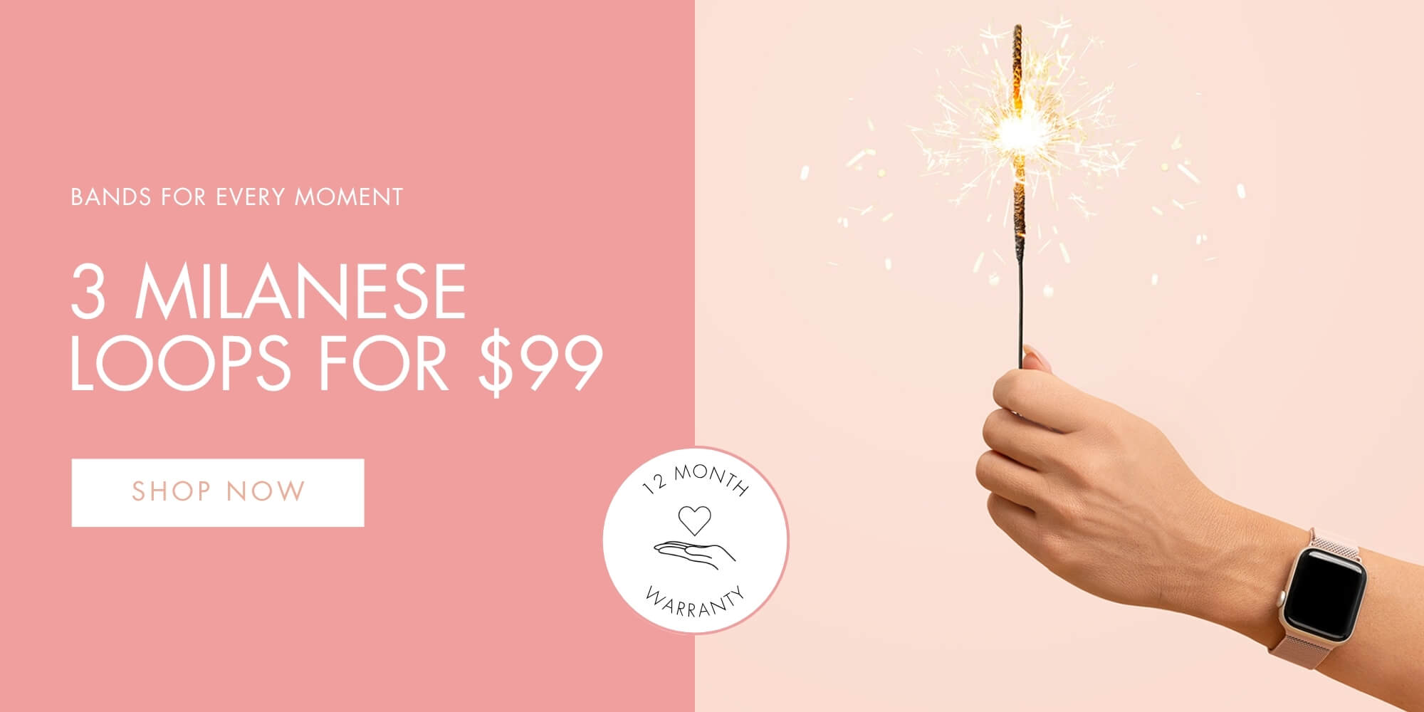 3 Milanese Loops for $99 {SHOP NOW}