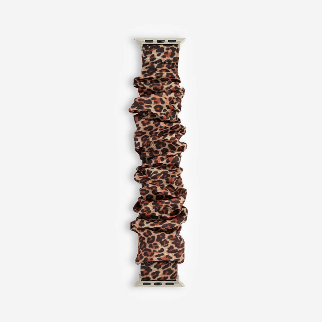 Scrunchie Apple Watch Band - Leopard Lover