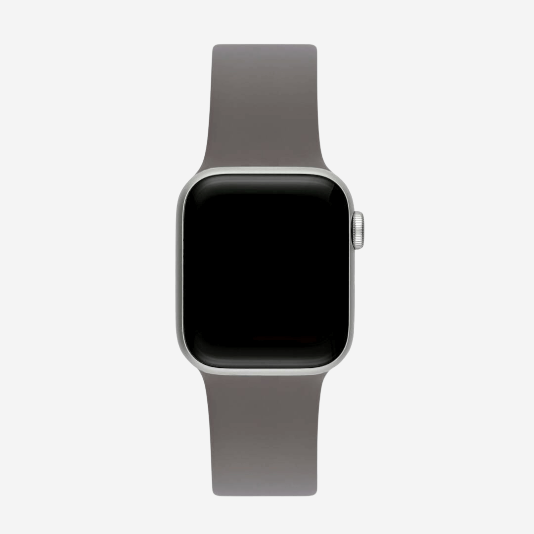 Classic Silicone Apple Watch Band - Gravel