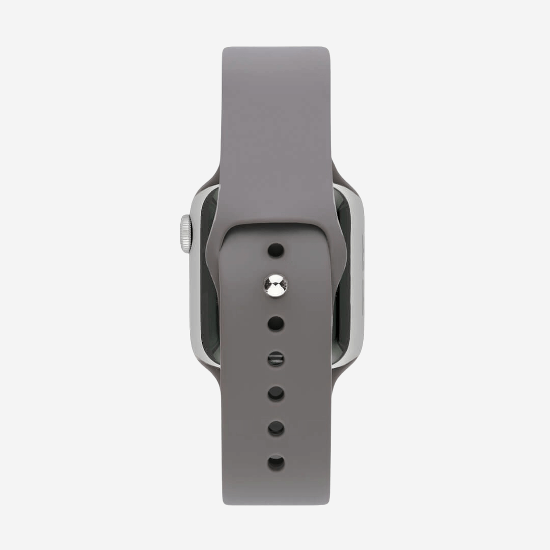 Classic Silicone Apple Watch Band - Gravel