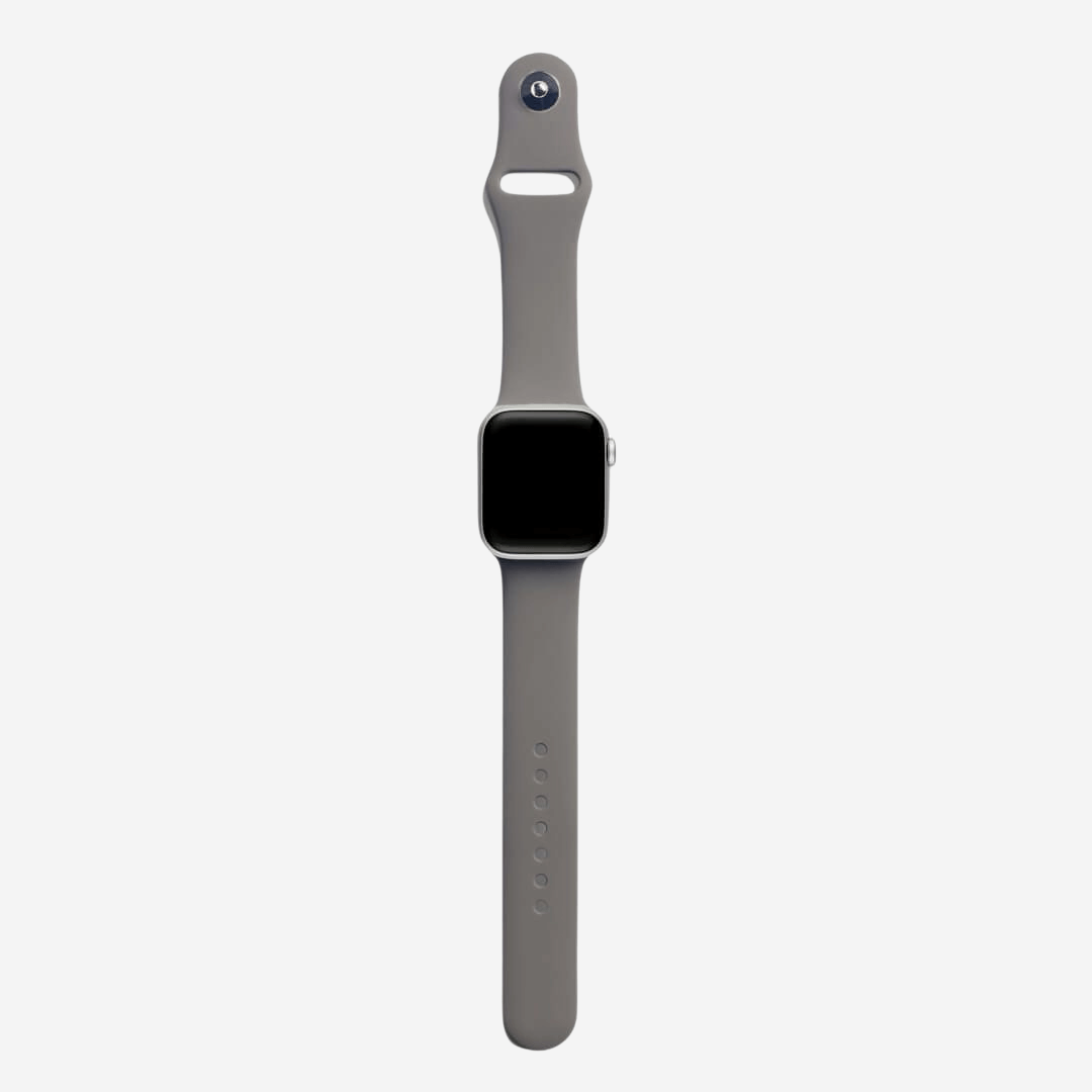 Classic Silicone Apple Watch Band - Gravel