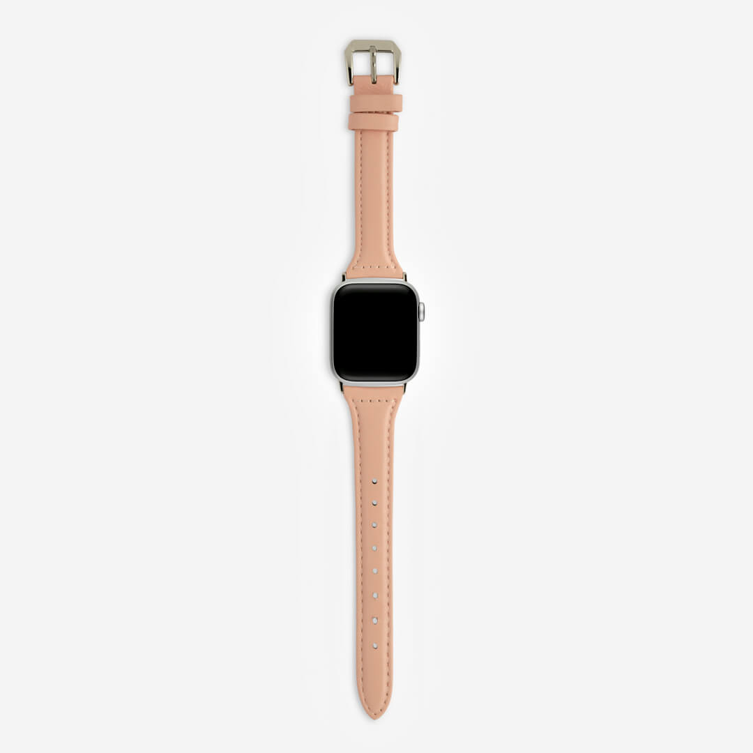 Slim Leather Apple Watch Band Blossom - Main Image