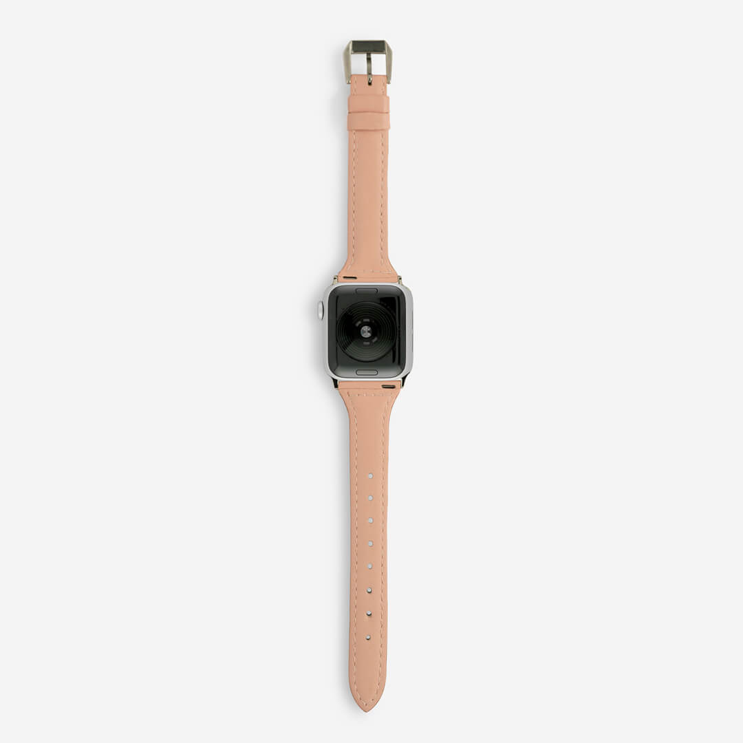 Slim Leather Apple Watch Band Blossom - Main Image