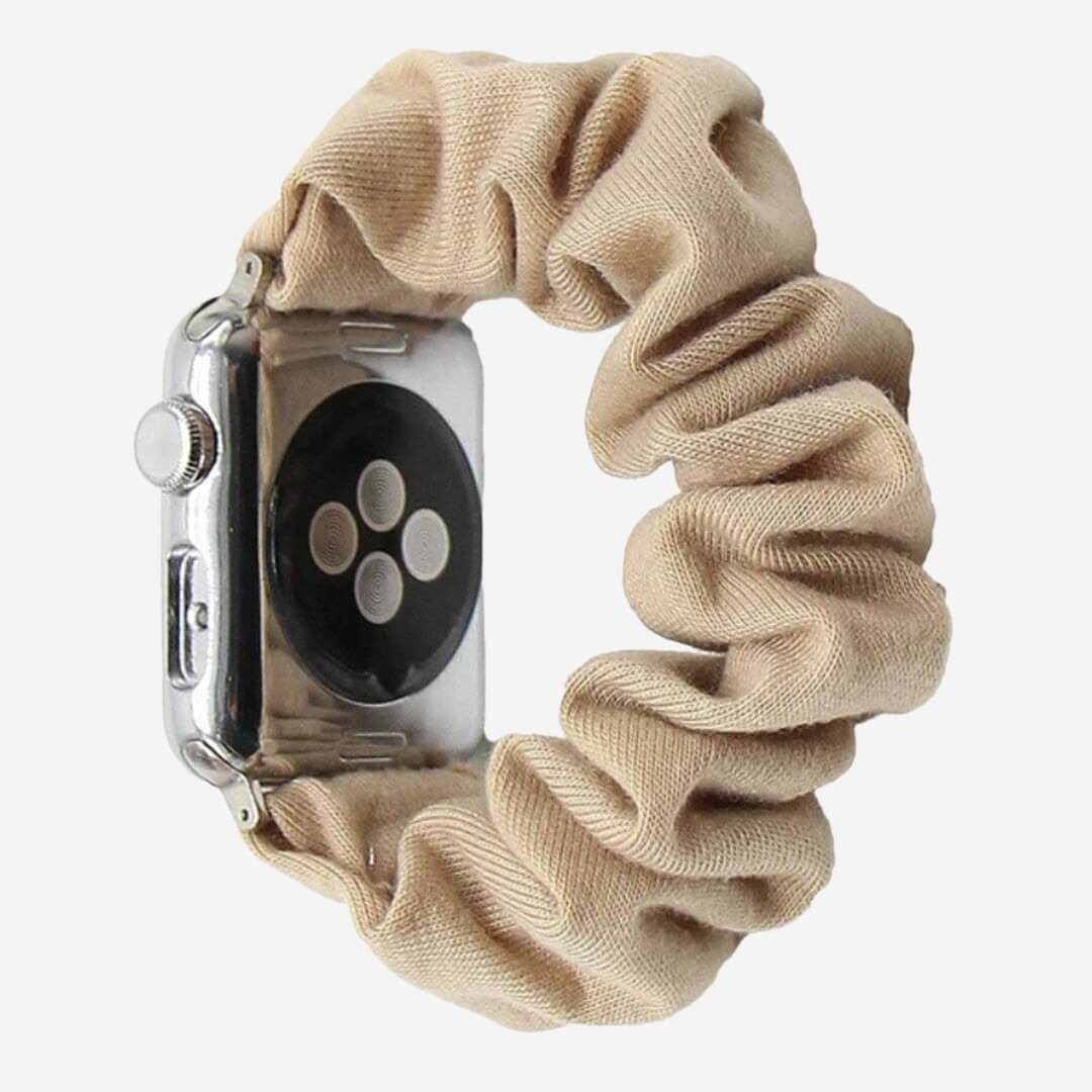 Scrunchie Apple Watch Band - Biscuit