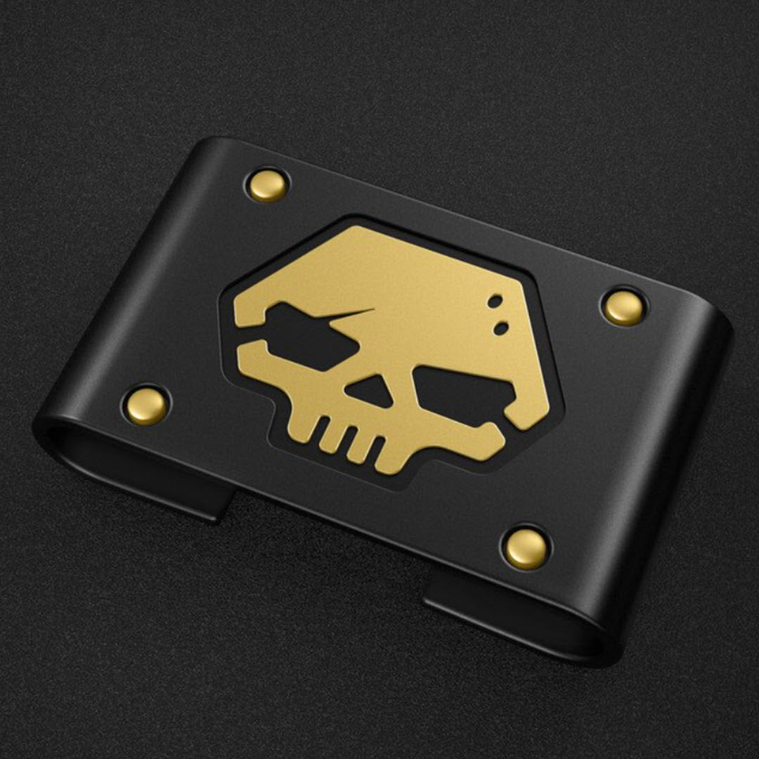 Outlaw Skull Apple Watch Bar Black Gold The Salty Fox